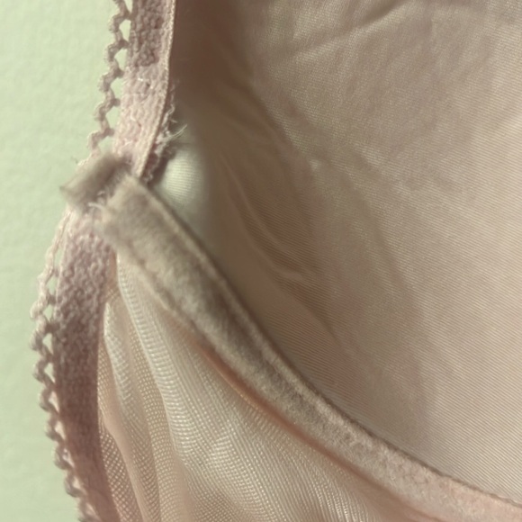 Sears Vintage Pink Chemise Adjustable Straps lace pajama dress - Picture 11 of 12